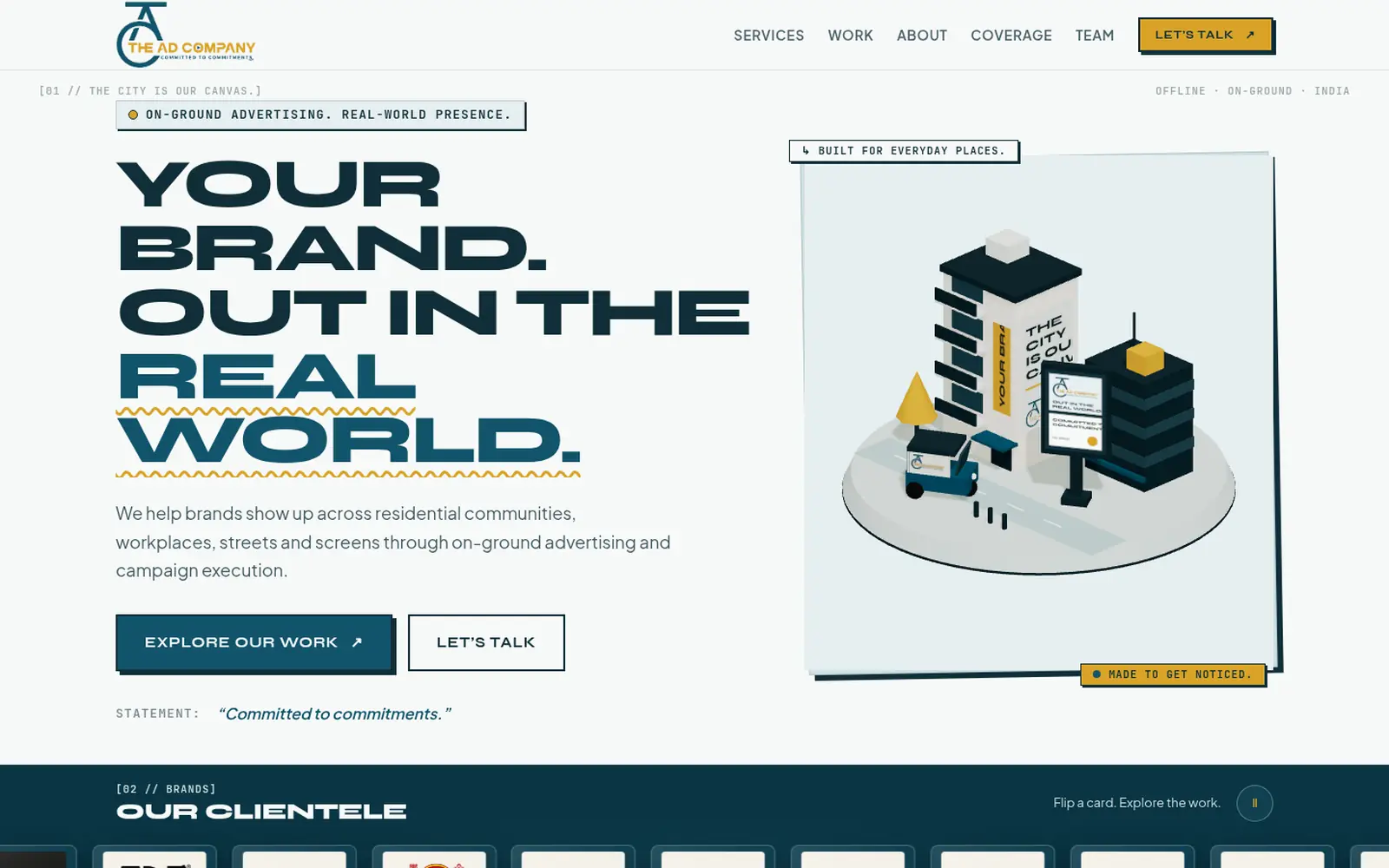 The Ad Company, Advertising · On-ground & Outdoor